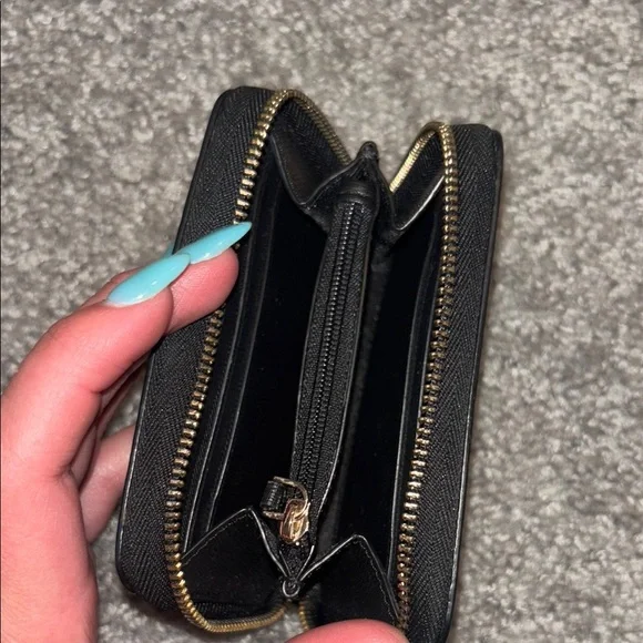 Kate Spade Black and Tan Leopard Wallet - Picture 2 of 2